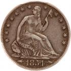 1854-O Liberty Seated 50C. Arrows PCGS EF40