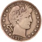 1915 Barber 50C PCGS F12