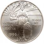 1996-S National Community Service Silver $1 PCGS MS70