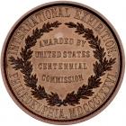 1876 U.S. Centennial Commission Medal. Julian AM-10 - 2