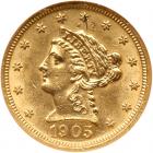 1905 $2.50 Liberty ANACS AU58