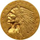 1915 $2.50 Indian AU50