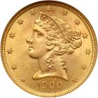 1900 $5 Liberty ANACS MS63