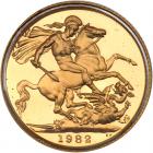 Great Britain. Sovereign, 1982 Choice Brilliant Proof - 2