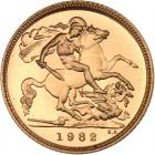 Great Britain. Half Sovereign, 1982 Choice Brilliant Proof