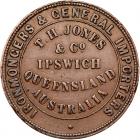 Australia. T. H. Jones & Co. Penny, ND VF - 2