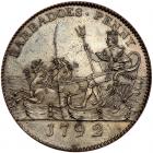 Barbados. Penny, 1792 About Unc - 2