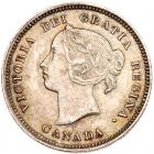 Canada. 5 Cents, 1890-H NGC MS61