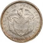 Colombia. Peso, 1871 (Bogota) ANACS AU53 - 2