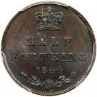 Great Britain. Half Farthing, 1844 PCGS MS64 BR - 2