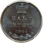 Great Britain. Half Farthing, 1844 PCGS MS64 BR - 2