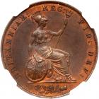 Great Britain. 1/2 Penny, 1855 NGC MS64 BR - 2