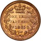 Great Britain. Third Farthing, 1885 - 2