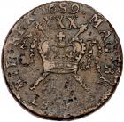 Ireland. 'Gunmoney' Halfcrown, 1689 NGC EF45 - 2