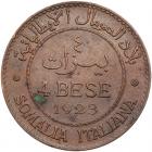 Italian Somaliland. 4 Bese, 1923-R About EF - 2