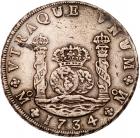 Mexico. 8 Reales, 1734/3-Mo MF NGC VF