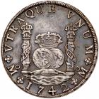 Mexico. 8 Reales, 1742-Mo MF NGC EF