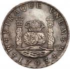 Mexico. 8 Reales, 1743/2-Mo MF EF