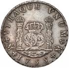 Mexico. 8 Reales, 1755-Mo MM NGC VF35