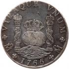 Mexico. 8 Reales, 1766/5-Mo MF PCGS About VF