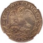 Mexico. 8 Reales, 1825-Zs AZ NGC EF45 - 2