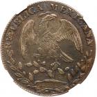 Mexico. 8 Reales, 1843-Go PM NGC AU50 - 2