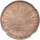 Mexico. 8 Reales, 1878/7-Go FR NGC MS63