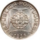 Mozambique. 10 Escudos, 1936 NGC MS62 - 2