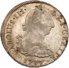 Peru. 8 Reales, 1787-MI (Lima) NGC EF45