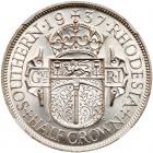 Southern Rhodesia. 1/2 Crown, 1937 NGC MS63 - 2