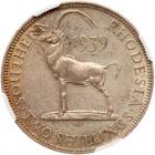 Southern Rhodesia. 2 Shillings, 1939 NGC EF45 - 2