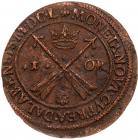 Sweden. 1 Ore, 1650 NGC VF - 2