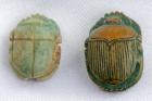 A 2-piece lot of Small Scarabs