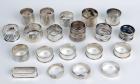 Lot of 20 of Antique Sterling Silver Napkin Holders