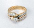 Lady's Diamond, 14K Yellow Gold Ring