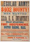 Rare Regular Army Recruiting Broadside