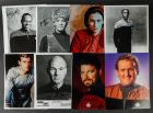 The Star Trek Universe - 8 Signed Photos Including Patrick Stewart, Jonathan Frakes and Colm Meaney