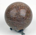 Agatized Dinosaur Bone Sphere