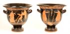 Apulian. Large Red-Figure Bell Krater, ca. 350-340 BC