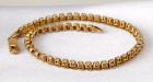 Diamond, 14K Yellow Gold Straight Line Bracelet