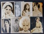 Vintage Original and Signed Photos of Silent Screen Stars - Group of 8