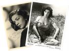 Turning Up The Heat, Jane Russell and Lauren Bacall Signed Portraits