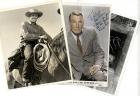 Vintage Original Signed Portraits of Western Stars - Group of 3, Holden, Scott and Bronson