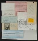 Academy Award Nominated/Winning Actresses - Collection of 8 Signed Letters, Documents & Autographs