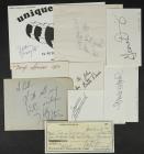 Academy Award Winning Actresses - Collection of 8 Signatures Including Streep, Davis and Streisand