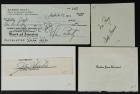 Academy Award Winning Signatures Actor/Directors Collection of 4 - Huston, Streisand, Beatty and Fosse