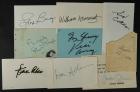 Legends of Television, Autographs - Group of 9 Including Desi Arnaz, Sid Caesar, and Jackie Gleason