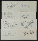 More Television Greats Autographs, Group of 8 Including Jerry Seinfeld, Martin Landau, Patrick Stewart and Fess Parker