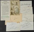 Superb Collection of 8 Autographs of Legendary African American Entertainers, Many Quite Scarce