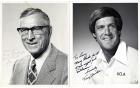 UCLA Coaching Legends - John Wooden and Terry Donahue Inscribed and Signed Portraits